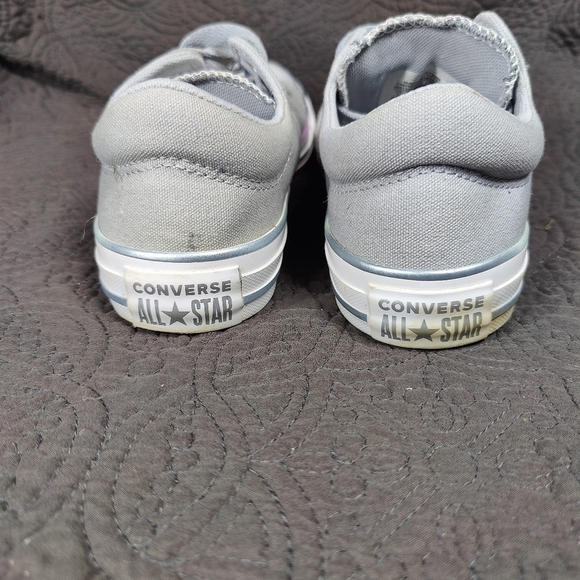 Converse Chuck Taylor All Star Canvas Low Grey Pearl Lace Up Sneakers Women's 7 - Picture 8 of 10